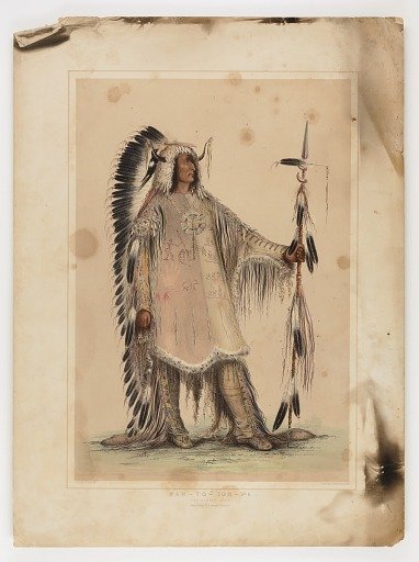Mah-to-toh-pa, the Mandan Chief