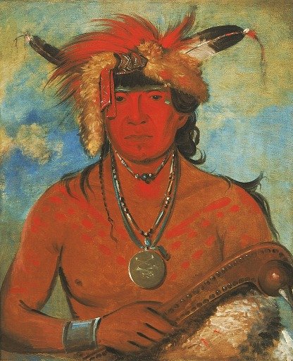 Háh-je-day-ah'-shee, Meeting Birds, a Brave