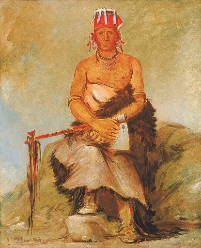 A'h-sha-la-cóots-ah, Mole in the Forehead, Chief of the Republican Pawnee