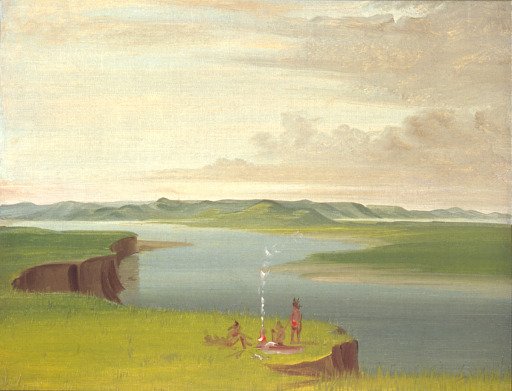 Prairie Bluffs at Sunrise, near the Mouth of the Yellowstone River