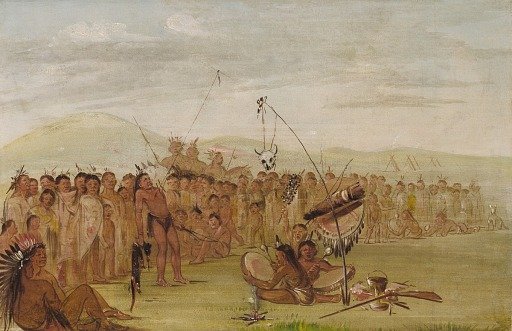 Self-torture in a Sioux Religious Ceremony