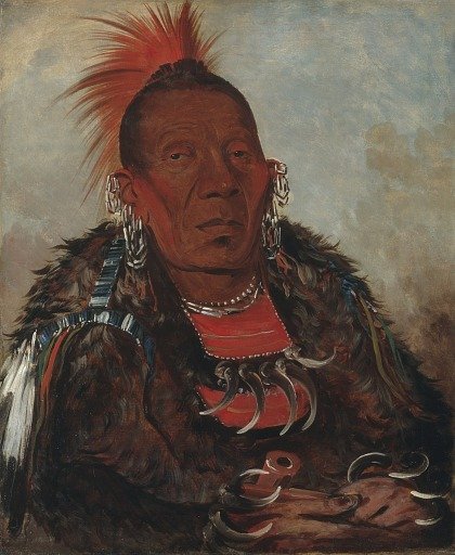 Wah-ro-née-sah, The Surrounder, Chief of the Tribe