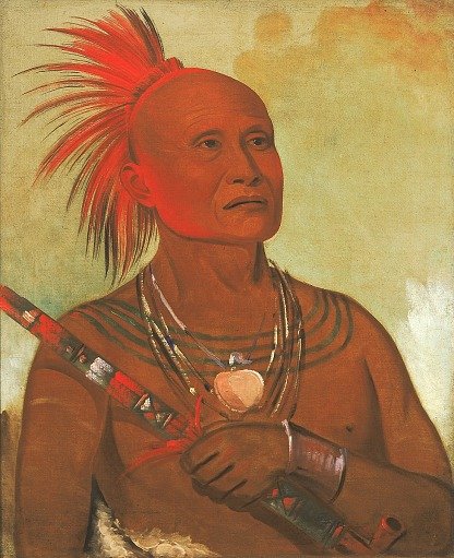 Pam-a-hó, The Swimmer, One of Black Hawk's Warriors