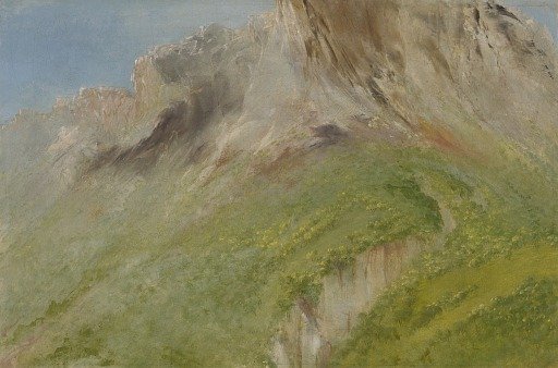 Ta-wa-que-nah, or the Rocky Mountain, Near the Comanche Village