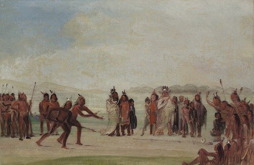 Tchung-kee, a Mandan Game Played with a Ring and Pole