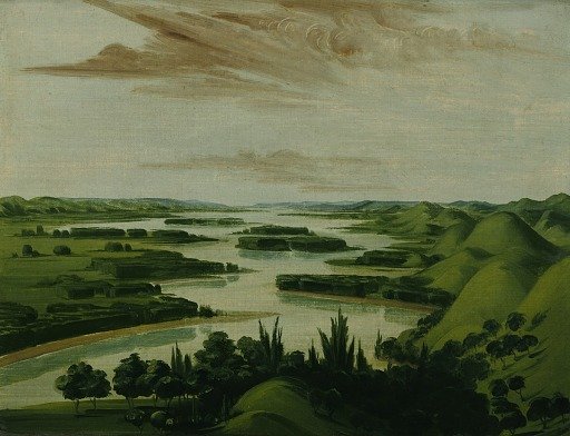 View from Floyd's Grave, 1300 Miles above St. Louis