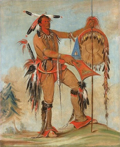 Ah-móu-a, The Whale, One of Kee-o-kúk's Principal Braves