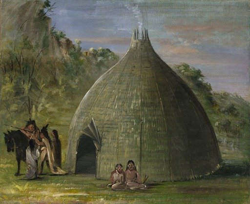 Wichita Lodge, Thatched with Prairie Grass