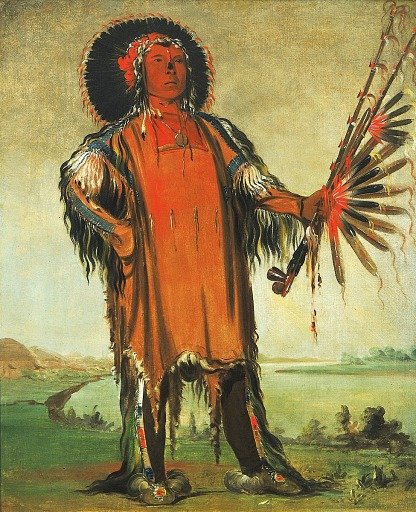 Ha-na-tá-nu-maúk, Wolf Chief, Head Chief of the Tribe