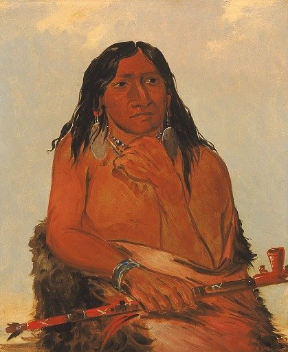 Is-sa-wáh-tám-ah, Wolf Tied with Hair, a Chief