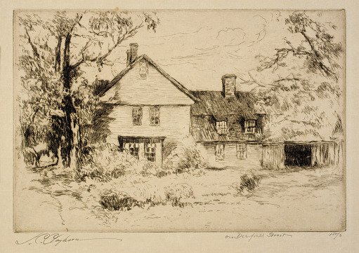 On Deerfield Street (Old House at Deerfield)
