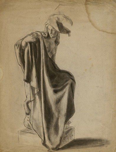(Untitled) (Drapery Study)