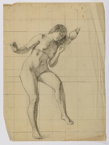 (Untitled-nude female figure)