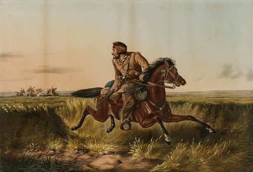 A Prairie Hunter--One Rubbed Out