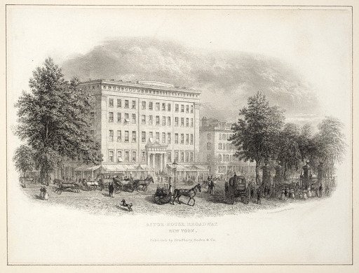 Astor-House, Broadway, New York, American