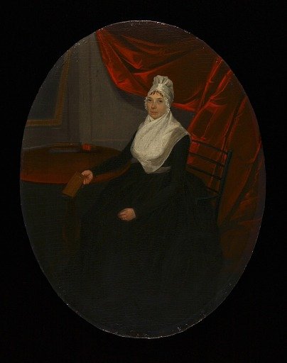 Portrait of a Connecticut Clockmaker's Wife