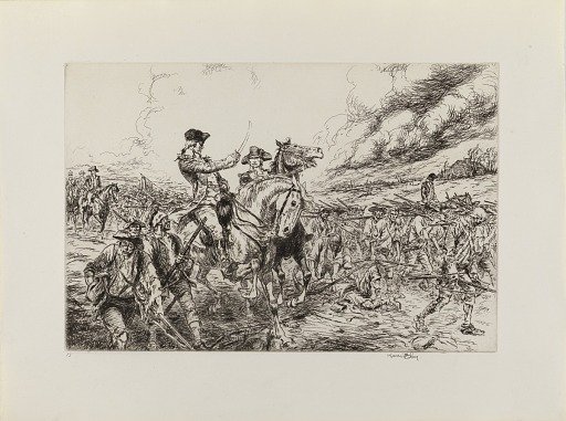 Washington and Lee at Monmouth (from the portfolio "The Bicentennial Pageant of George Washington")