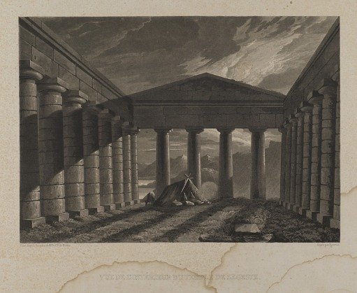 Vue de l'Interieur du Temple de Segeste
