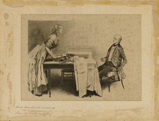 Dick Swiveller and the Marchioness, from "The Old Curiosity Shop"