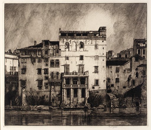 Old Houses on the Tiber