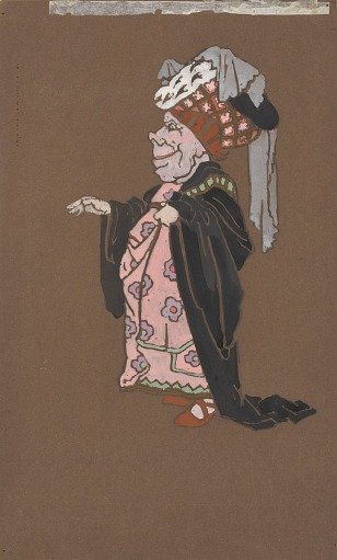 Ugly Duchess (costume design for Alice-in-Wonderland, 1915)