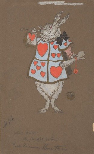 White Rabbit with Herald's Costume (costume design)