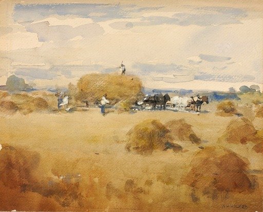 (Haymaking Scene)