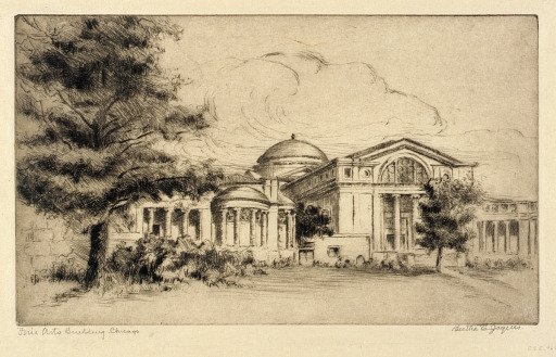 Fine Arts Building, Chicago (Facade, West)