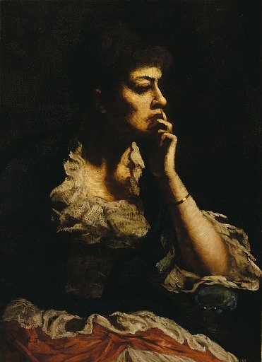 Portrait of Mrs. Eastman Johnson