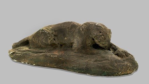 Small Panther Lying Down