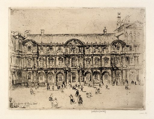 Facade of Pierre Lescot, Louvre, Paris