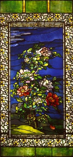 Peonies in the Wind with Kakemono Borders