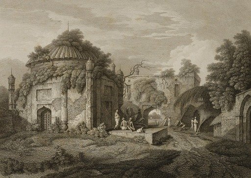 The Small Kuttra with Its Enclosed Mosque Dacca