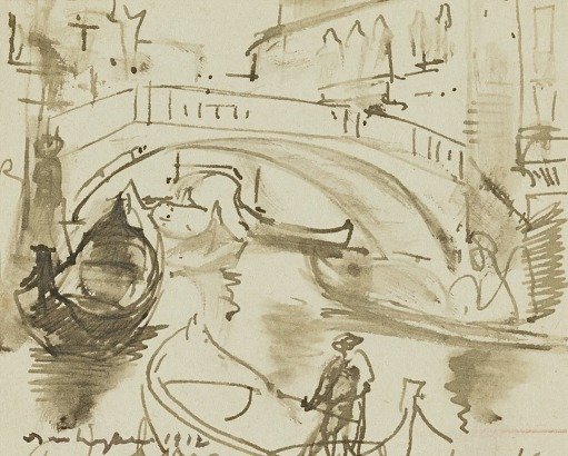 A Canal at Venice