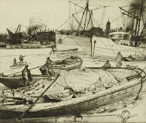 The Rushing Tide on the Thames