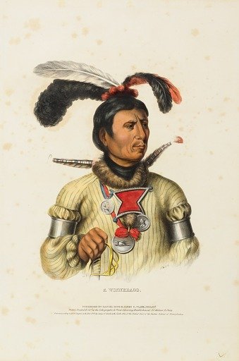 A WINNEBAGO., from History of the Indian Tribes of North America