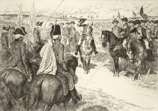 The Surrender of Cornwallis (cancelled plate from the portfolio "The Bicentennial Pageant of George Washington")