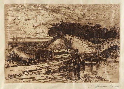 Gardiner's Bay, L.I., Seen from Fresh Pond