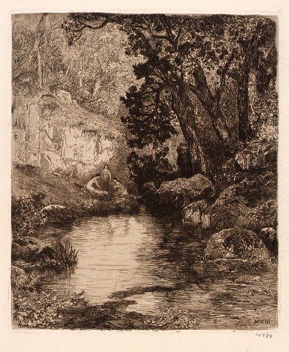 (Three Maidens at the River)