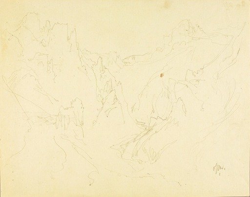 Field Sketch of Rocky Canyon