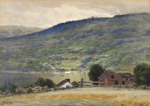Hill and Lake