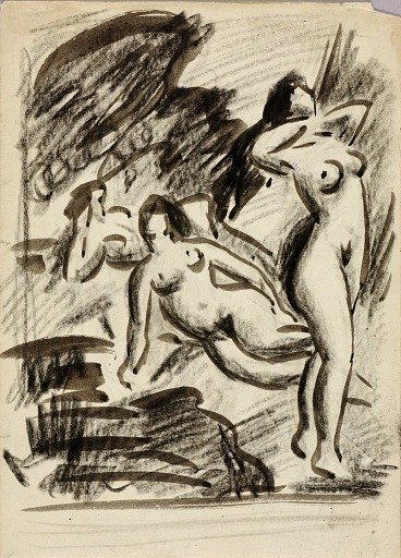Group of Three Female Nudes