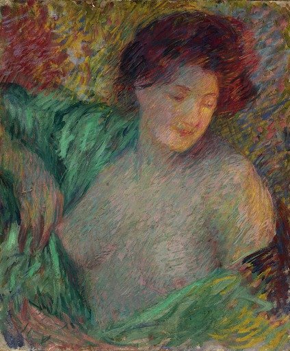 (Head of a Young Girl Facing Her Left)
