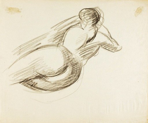 Reclining Female Nude, Back View