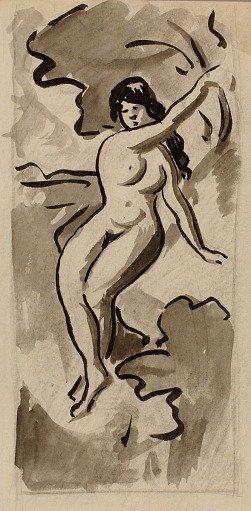 Seated Female Nude
