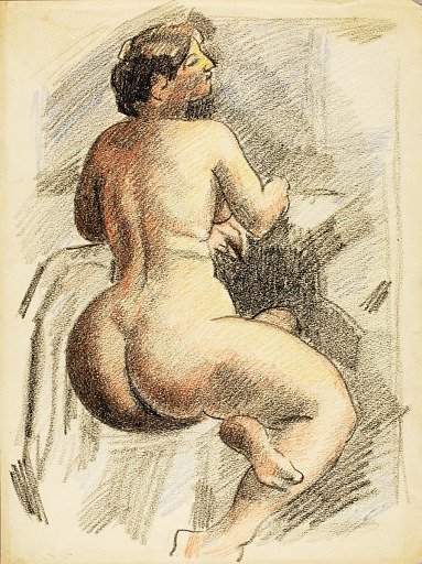 Seated Female Nude