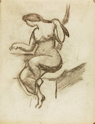 Seated Female Nude