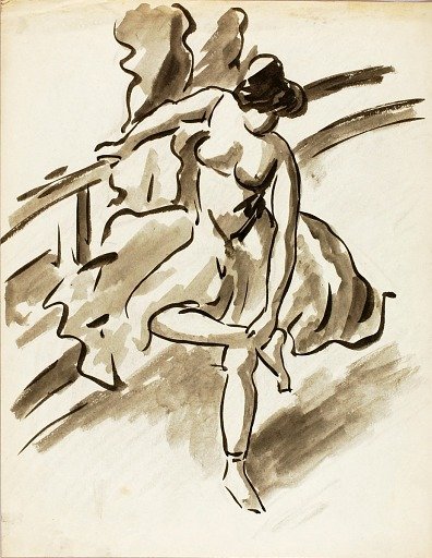Standing Female Dancer