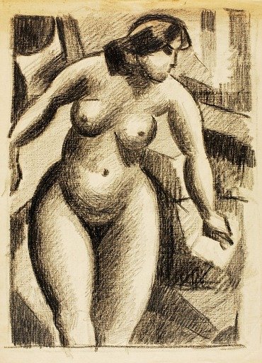 Standing Female Nude