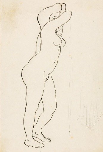 Standing Female Nude